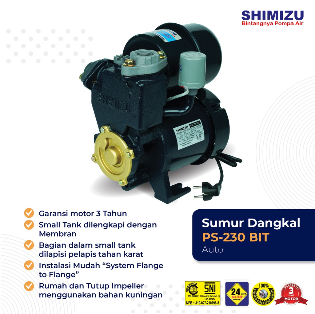 SHIMIZU POMPA PS 230 BIT